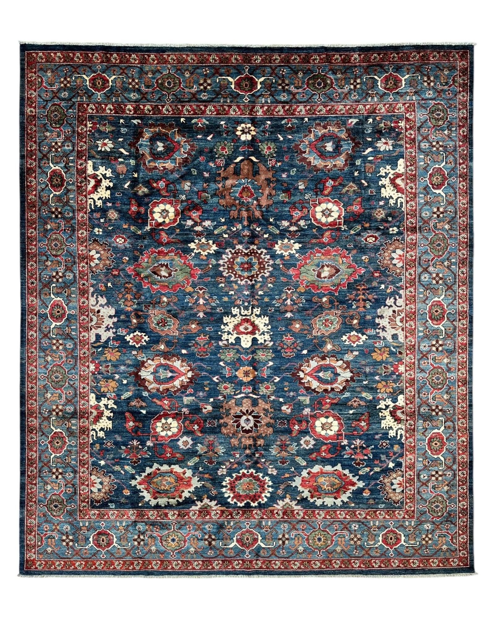 Trasitional Serapi Ghazni Wool Rug – 8' x 10’ – Intricate Floral Design - Tampa Home & Garden Store