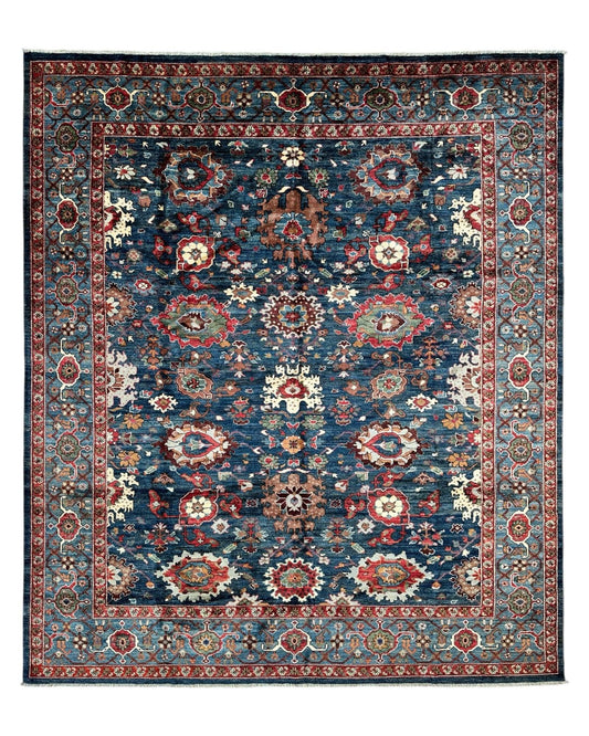 Trasitional Serapi Ghazni Wool Rug – 8' x 10’ – Intricate Floral Design - Tampa Home & Garden Store