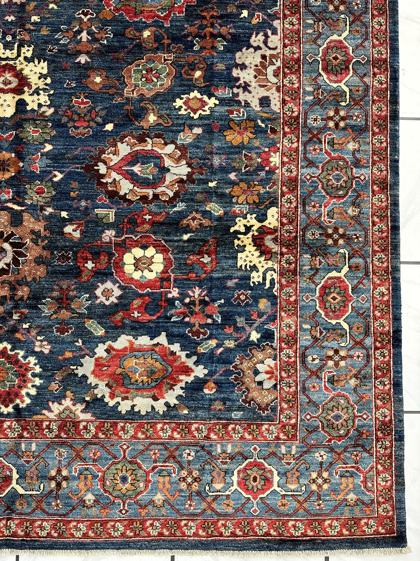 Trasitional Serapi Ghazni Wool Rug – 8' x 10’ – Intricate Floral Design - Tampa Home & Garden Store