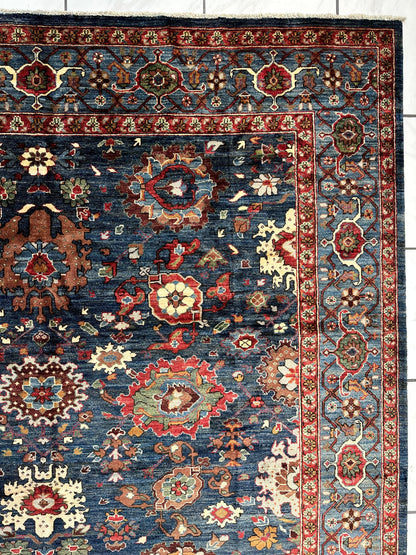 Trasitional Serapi Ghazni Wool Rug – 8' x 10’ – Intricate Floral Design - Tampa Home & Garden Store