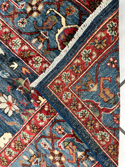 Trasitional Serapi Ghazni Wool Rug – 8' x 10’ – Intricate Floral Design - Tampa Home & Garden Store