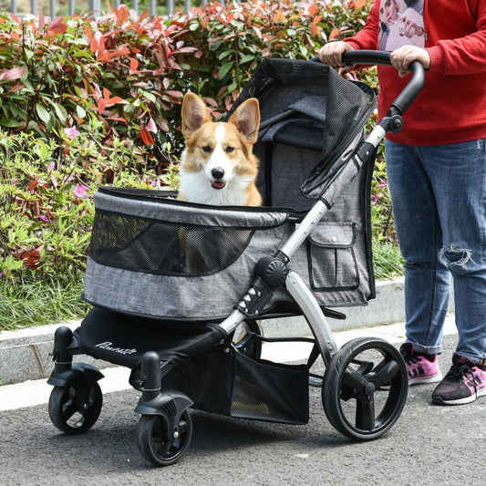 Travel Pet Stroller with Adjustable Handlebar - Tampa Home & Garden Store