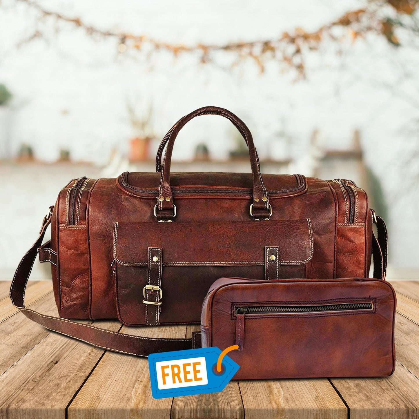 Traveler Weekender Duffle Bag & Toiletry Bag - Tampa Home & Garden Store