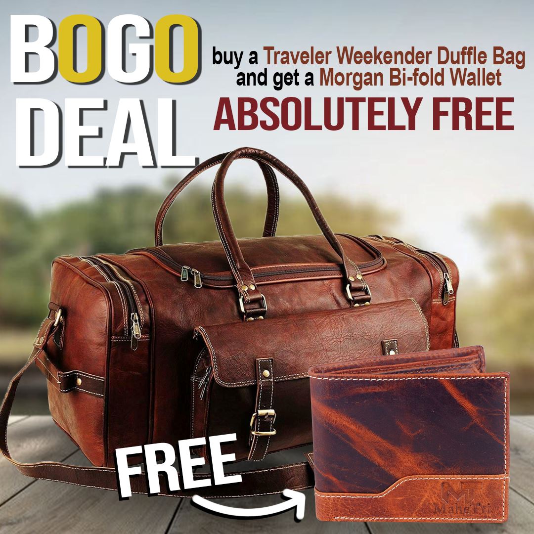 Traveler Weekender Duffle Bag & Wallet - Tampa Home & Garden Store