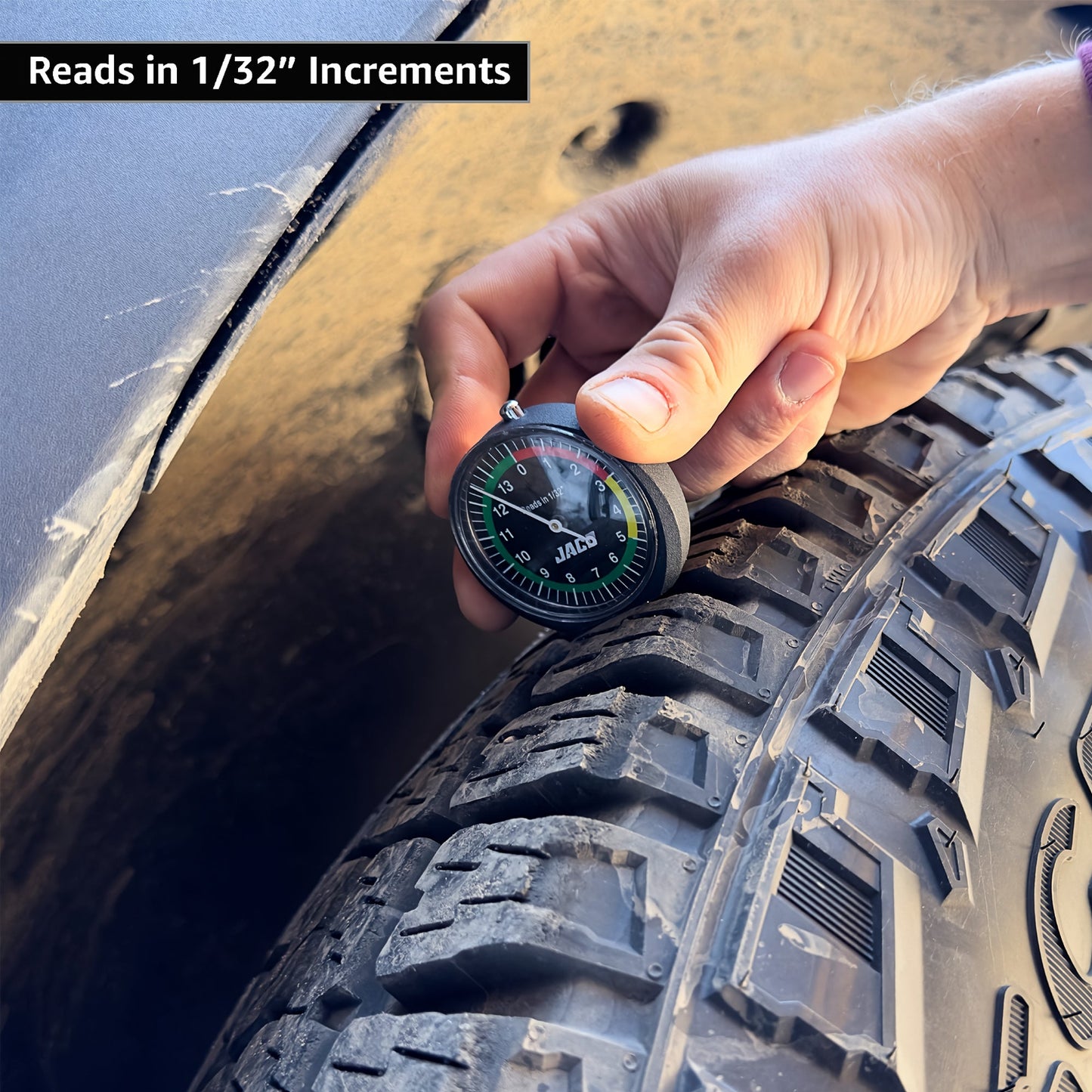TreadPro Tire Tread Depth Gauge, Dial Type (Reads in 1/32 inch) - Tampa Home & Garden Store