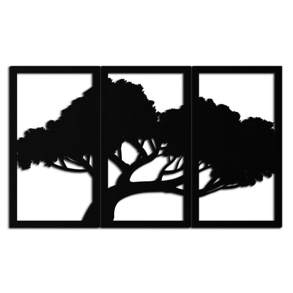 Tree Silhouette Metal Wall Art - Modern Nature-Inspired Decor - KAF222 - Tampa Home & Garden Store