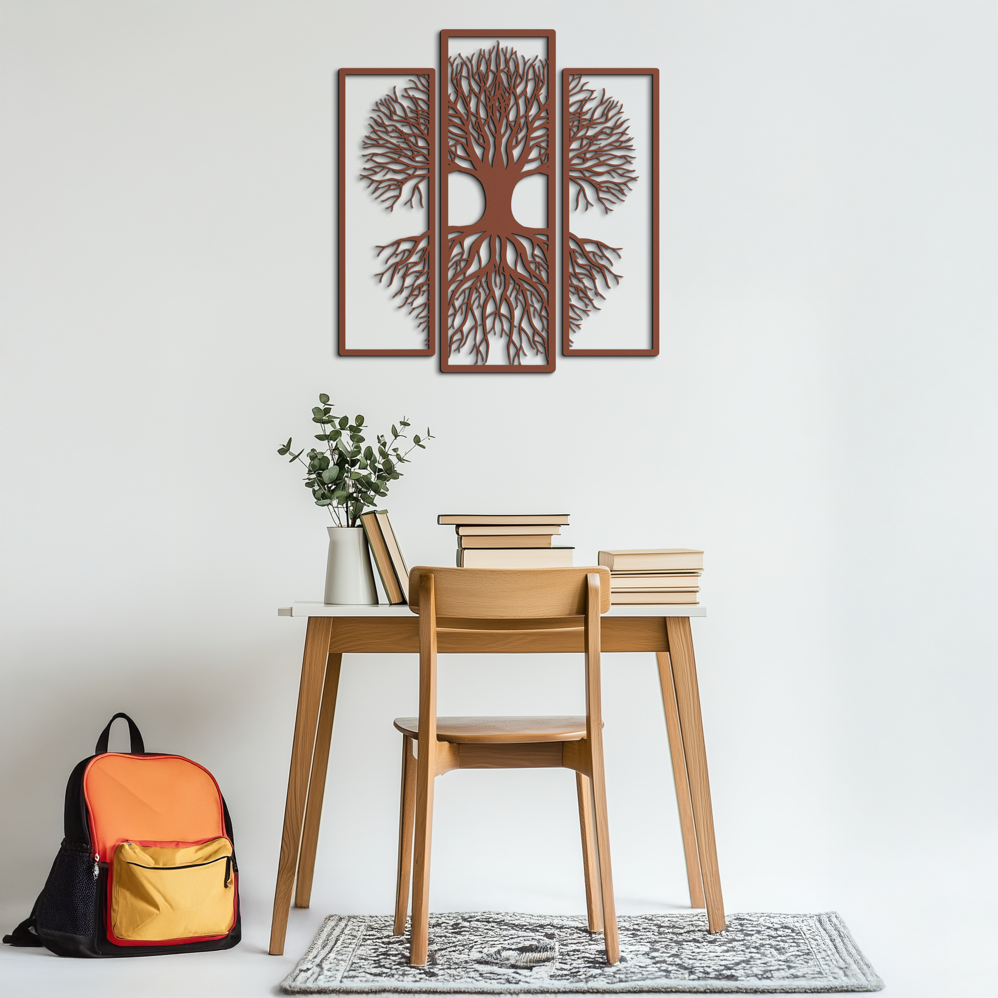 Tree of Life Metal Wall Art – 3-Panel Nature Decor - KAF214 - Tampa Home & Garden Store