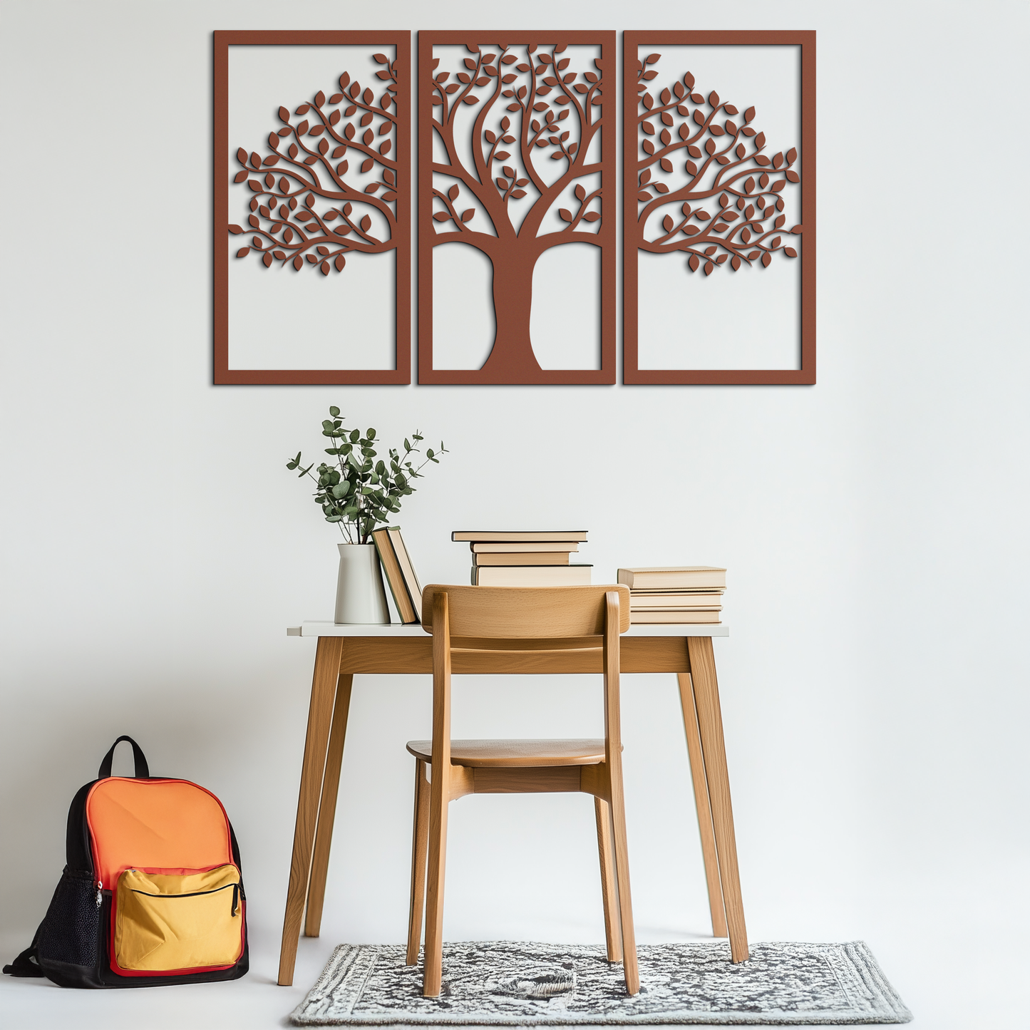 Tree of Life Metal Wall Art – 3-Panel Nature Decor - KAF221 - Tampa Home & Garden Store