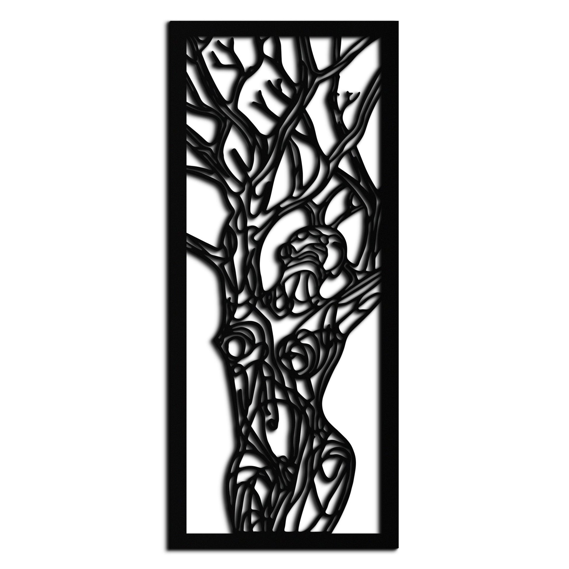 Tree of Life Metal Wall Art – Abstract Feminine Design - KAF138 - Tampa Home & Garden Store