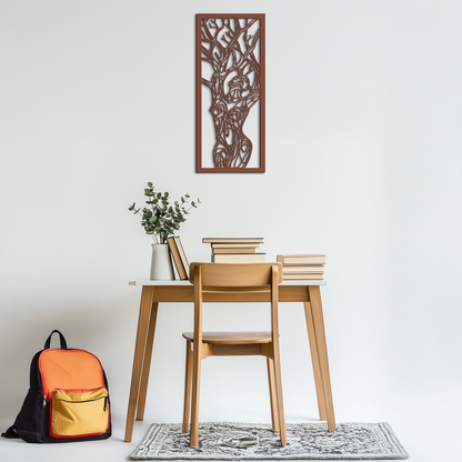 Tree of Life Metal Wall Art – Abstract Feminine Design - KAF138 - Tampa Home & Garden Store