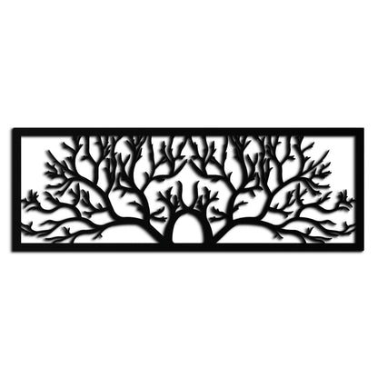Tree of Life Metal Wall Art - Large Horizontal Steel Wall Decor - KAF025 - Tampa Home & Garden Store