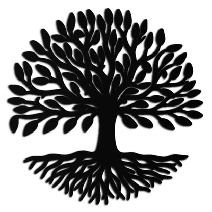 Tree of Life Metal Wall Art - Modern Steel Nature-Inspired Decor - KAF112 - Tampa Home & Garden Store