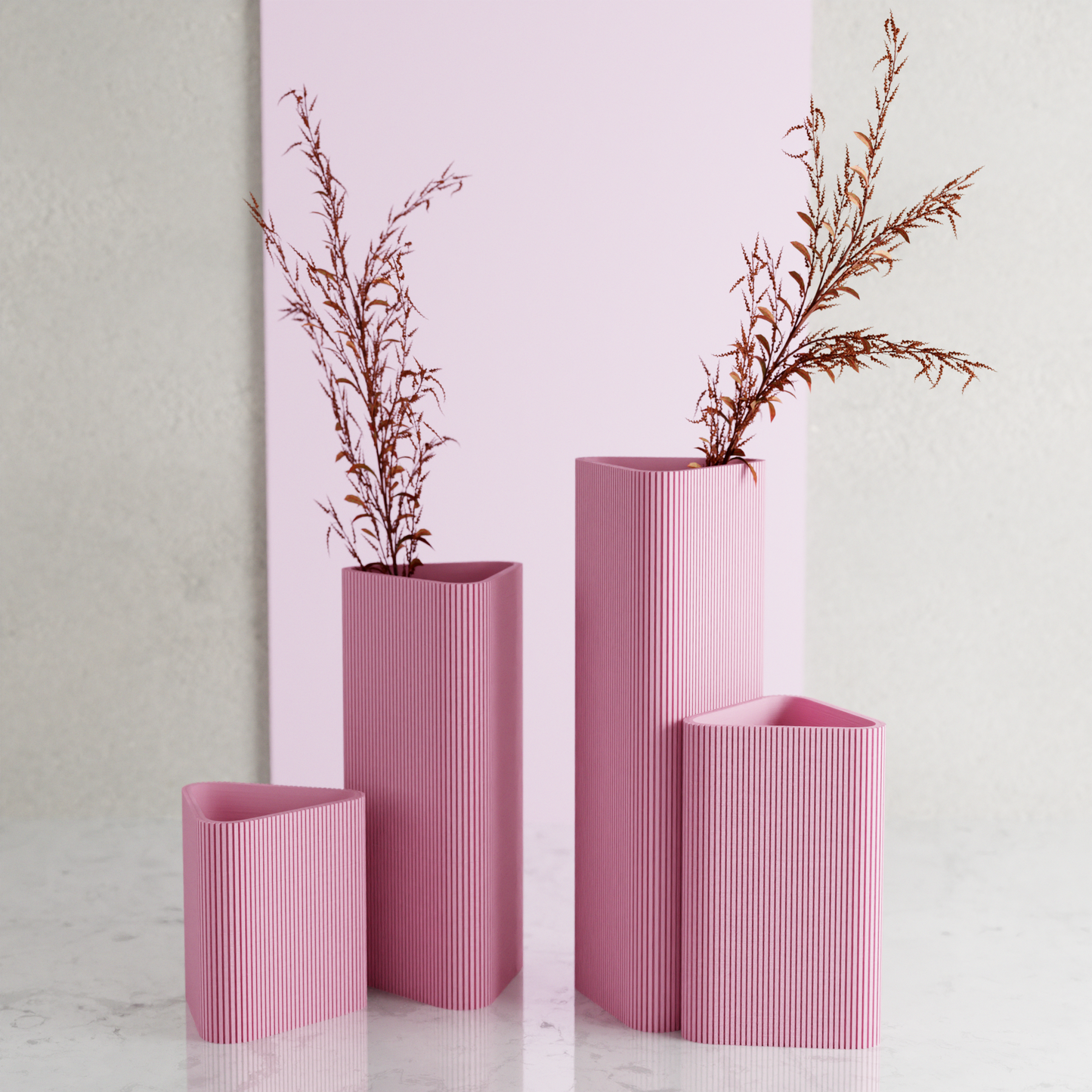 Triangle Vase - Tampa Home & Garden Store
