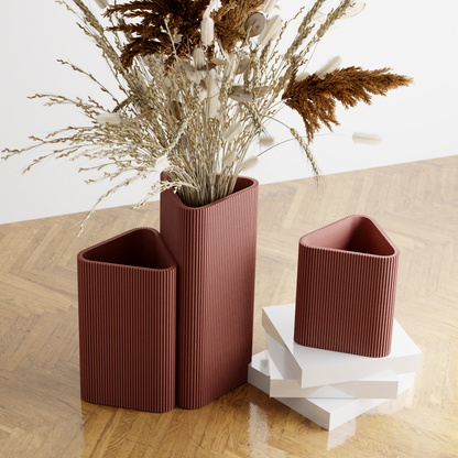 Triangle Vase - Tampa Home & Garden Store