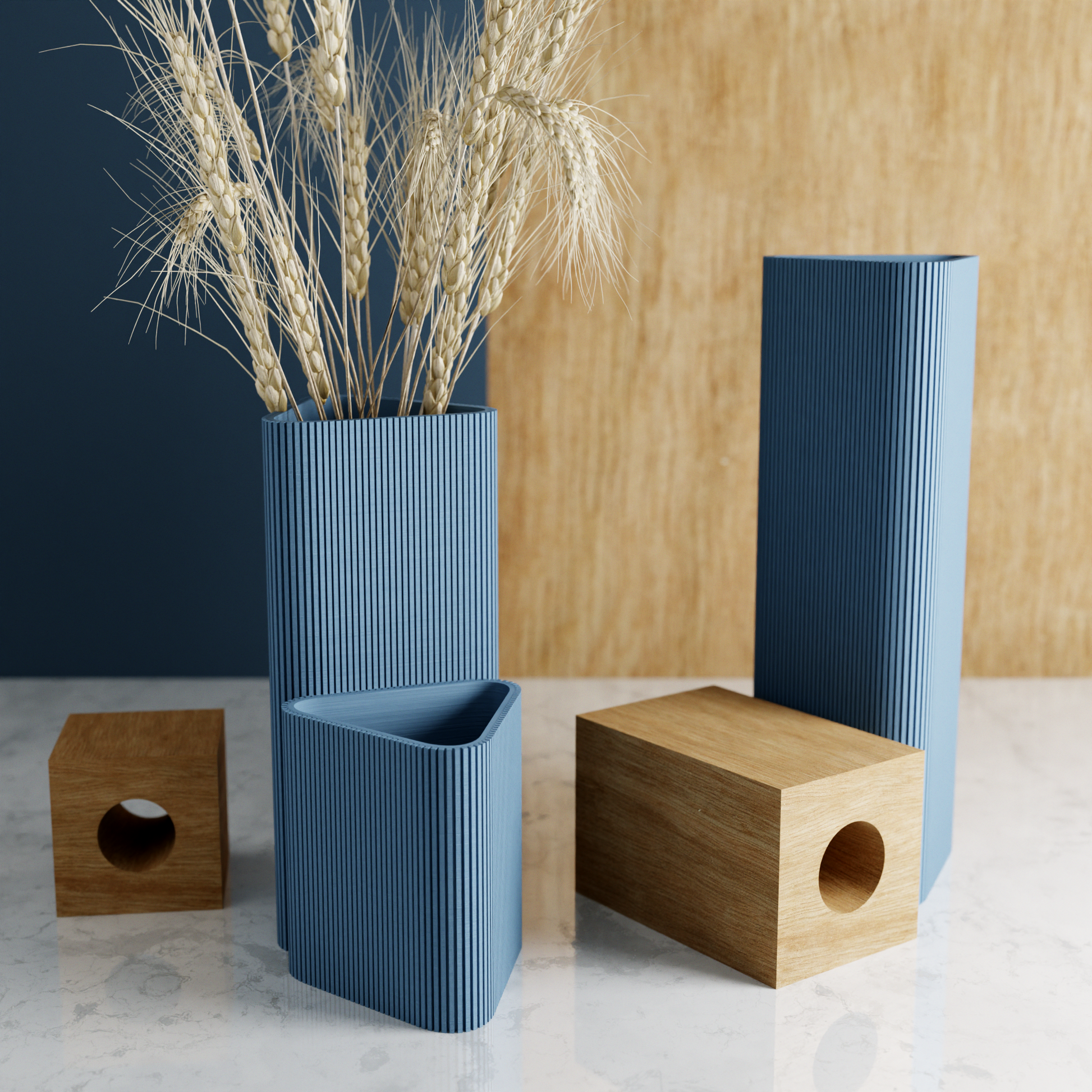 Triangle Vase - Tampa Home & Garden Store