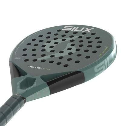 Padel racket Trilogy Elite 2026 teal perforated face by Siux USA on Tampa Home & Garden Store