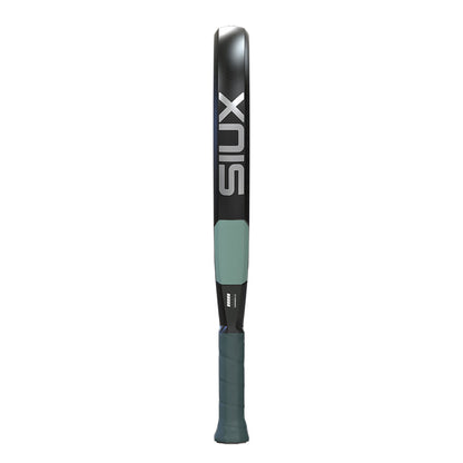 Padel racket Trilogy Pro 2026 Noir Fog by Siux USA black frame with teal grip on Tampa Home & Garden Store