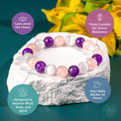 Trinity Bracelet of Stress Resilience - Tampa Home & Garden Store