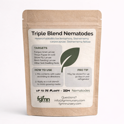 Triple Blend Nematodes for Broad-Spectrum Soil Pest Control - Tampa Home & Garden Store