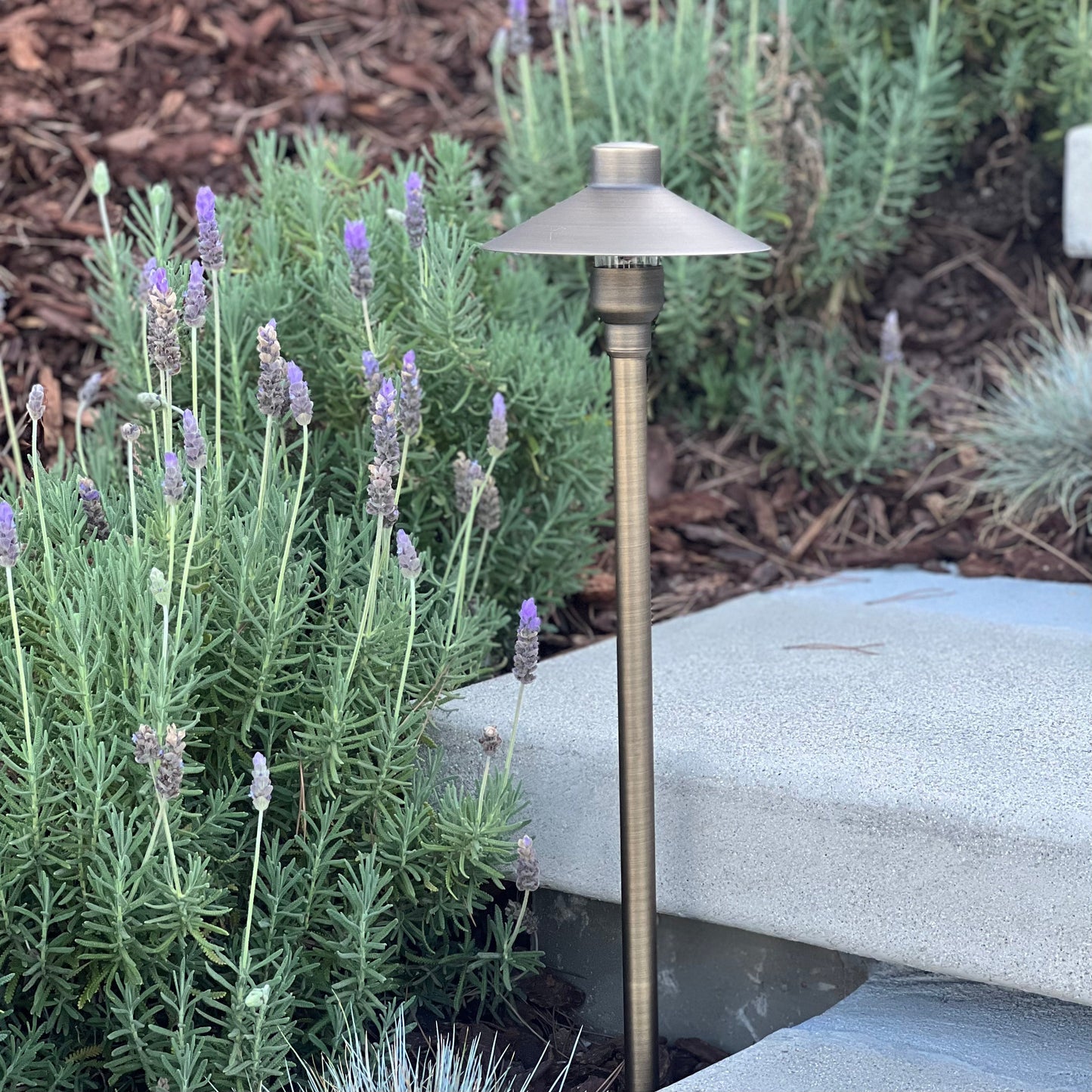 Tulay BH 18" Antique Brass Path Light Low Voltage Landscape Lighting - Tampa Home & Garden Store