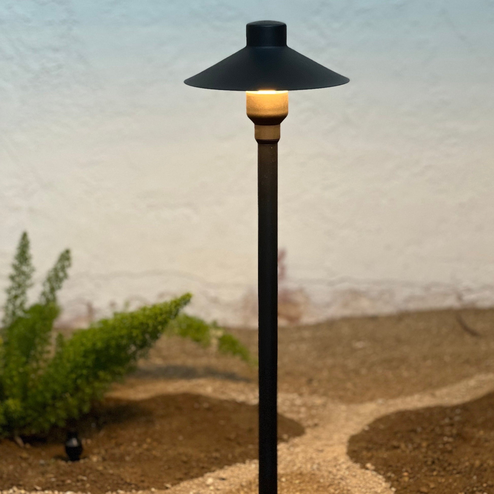 Tulay BH 18" Black Pathlight Low Voltage Landscape Lighting - Tampa Home & Garden Store