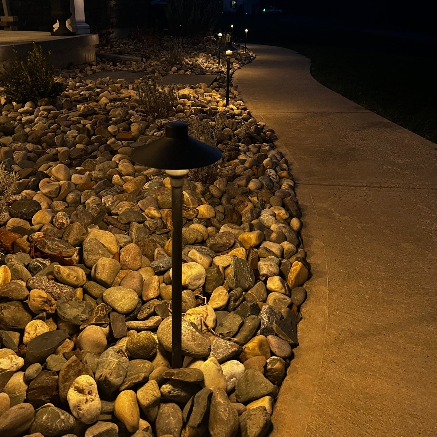 Tulay BH 18" Black Pathlight Low Voltage Landscape Lighting - Tampa Home & Garden Store