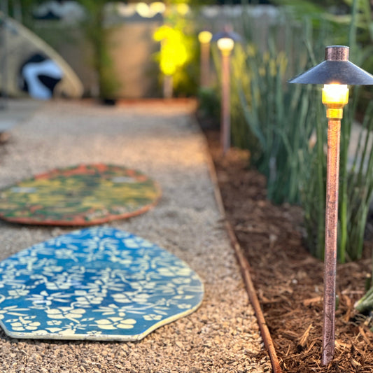 Tulay BH 18" Copper Path Light Low Voltage Landscape Lighting - Tampa Home & Garden Store