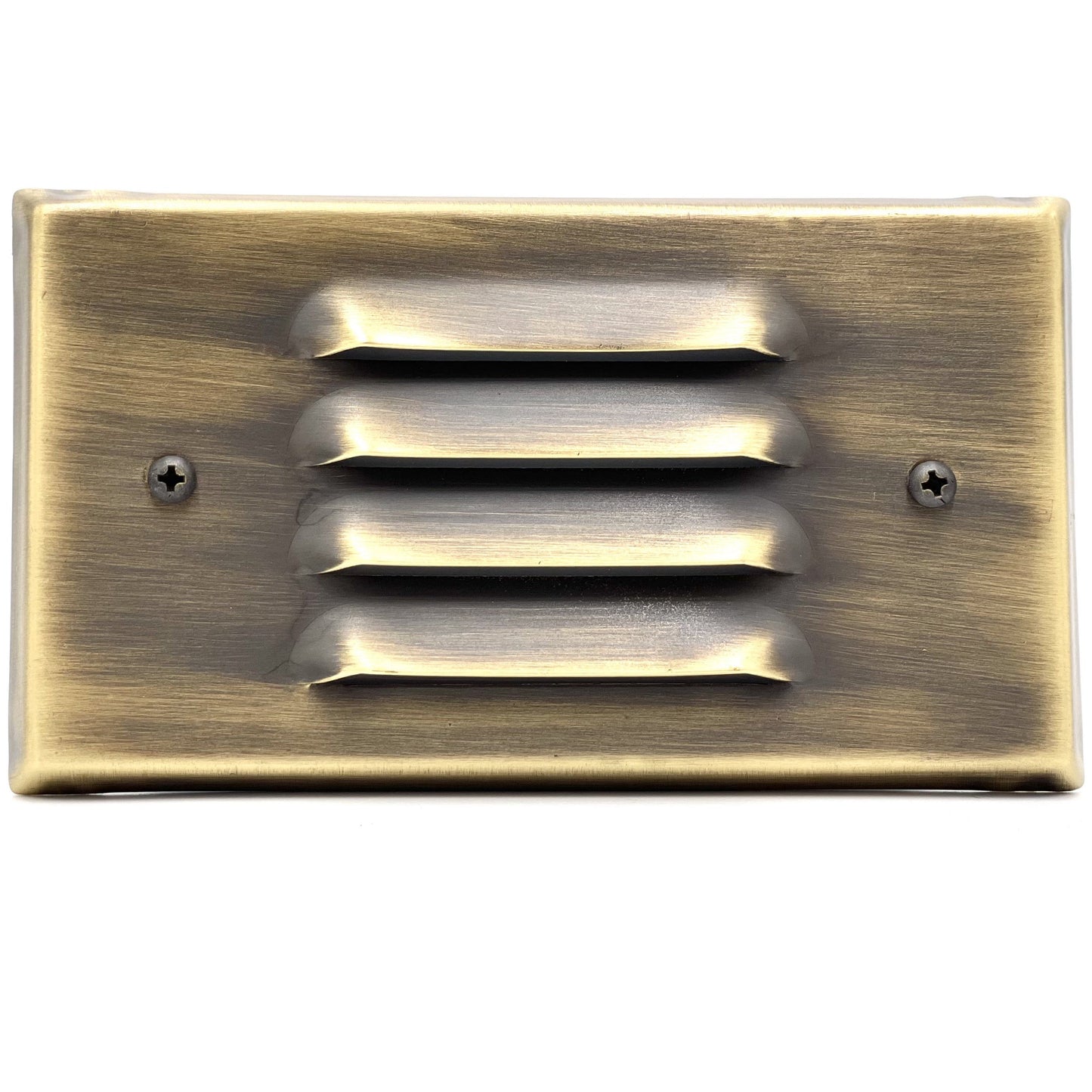 Tulay Outdoor Step Light Solid Brass Louvered Small Low Voltage Landscape Lighting - Tampa Home & Garden Store