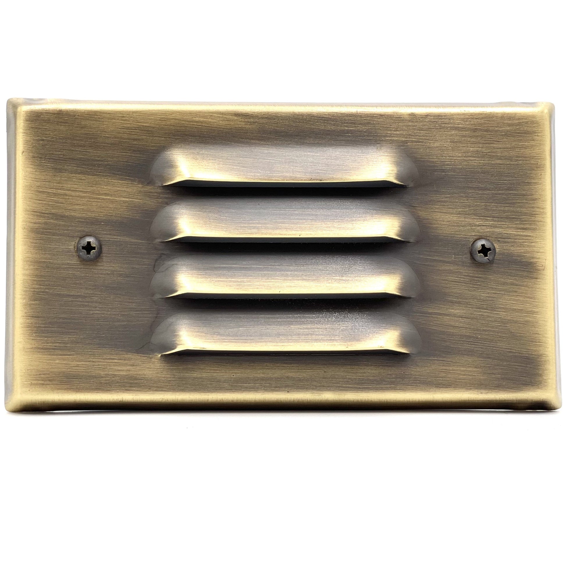 Tulay Outdoor Step Light Solid Brass Louvered Small Low Voltage Landscape Lighting - Tampa Home & Garden Store