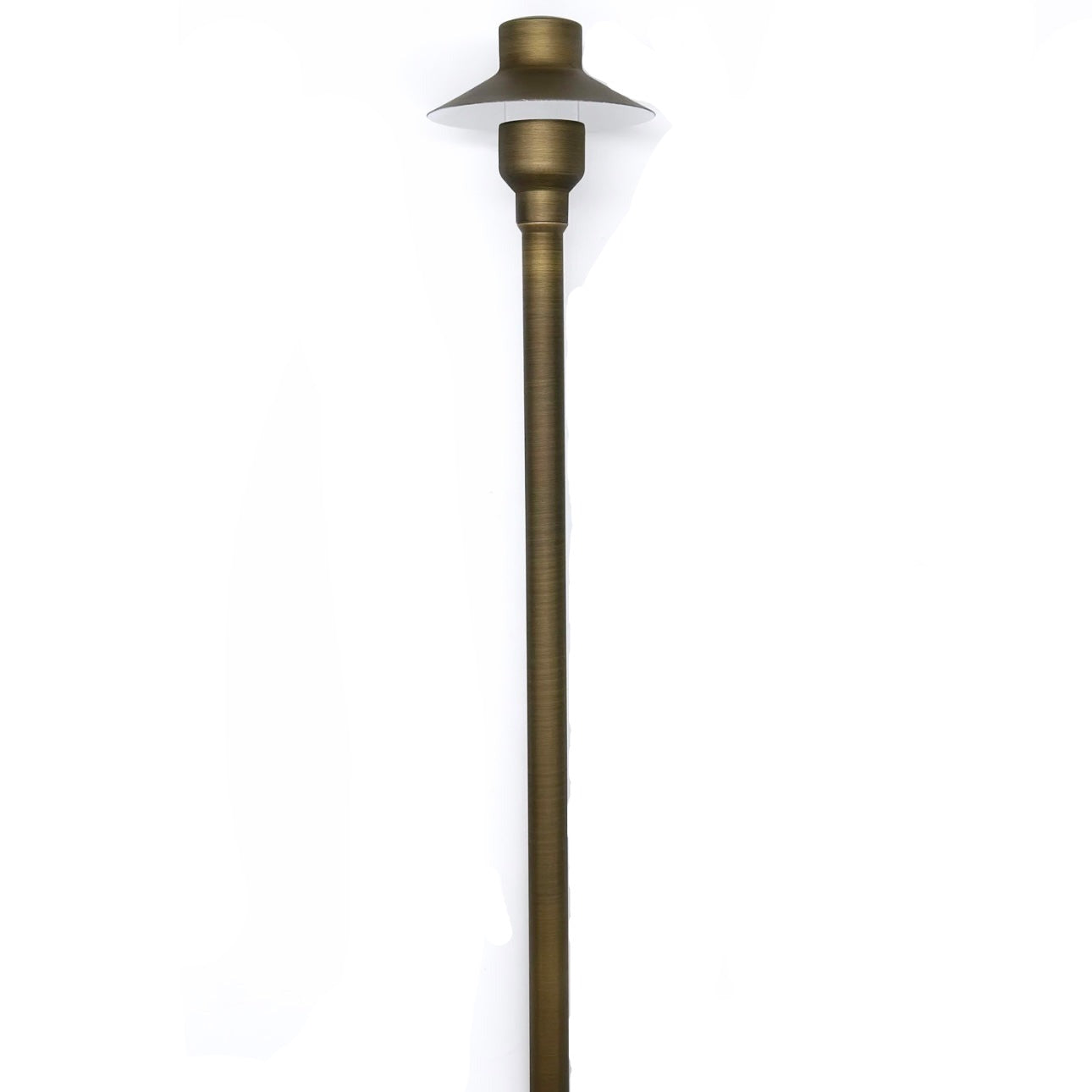 Tulay SH 18" Antique Brass Path Light Low Voltage Outdoor Lighting - Tampa soil911.com