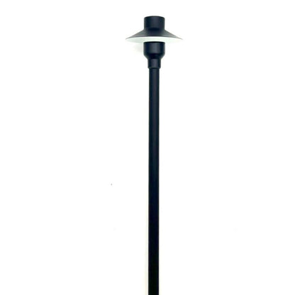 Tulay SH 18" Black Brass Path Light Low Voltage Outdoor Lighting - Tampa soil911.com