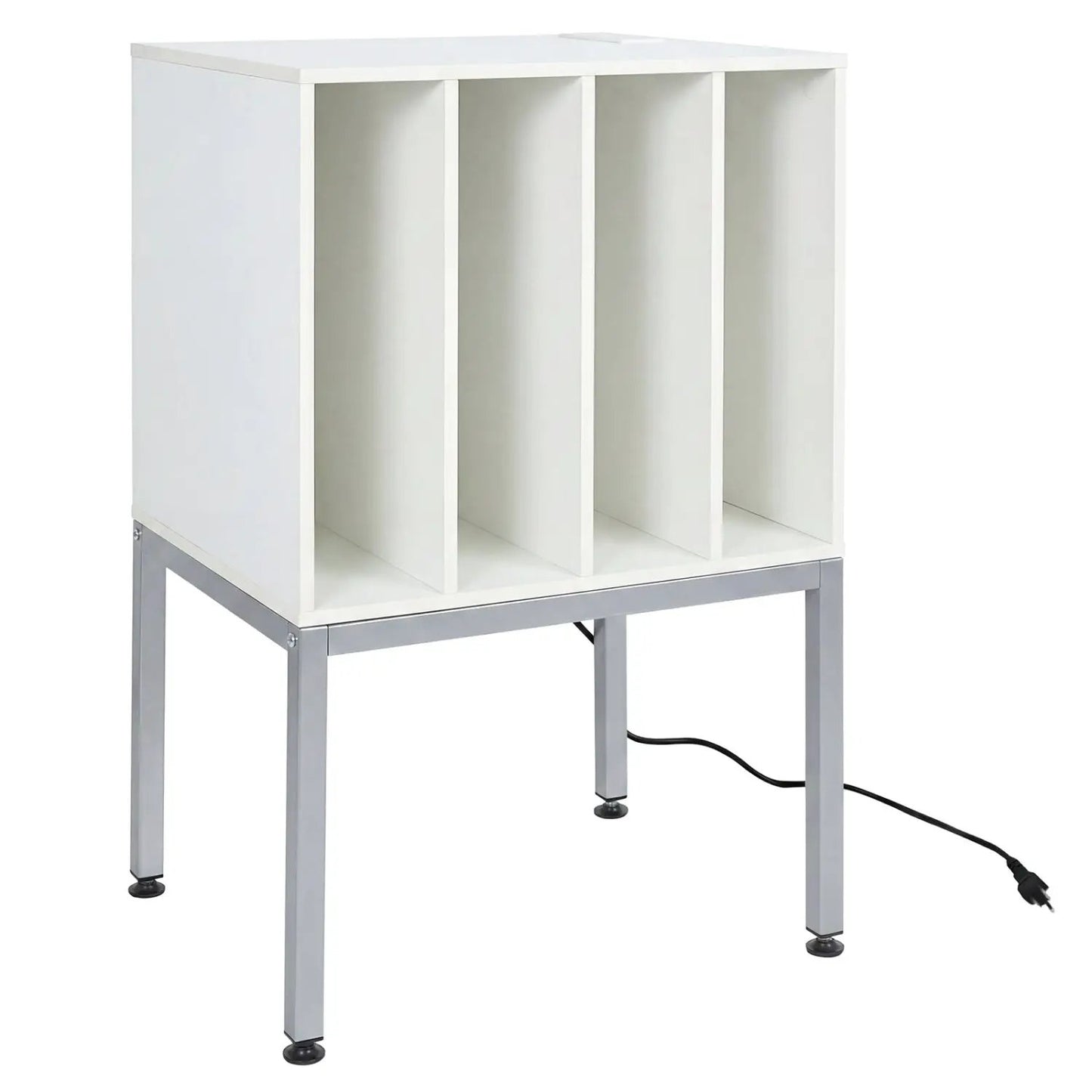 Turntable Record Player Stand with Power Outlets