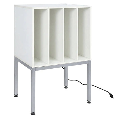 Turntable Record Player Stand with Power Outlets