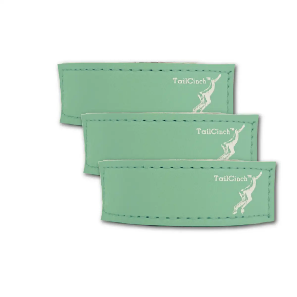 TailCinch Equine Tail Ties set of 3 in mint green on Tampa Home & Garden Store