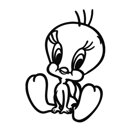 Tweety Bird Metal Wall Art – Classic Cartoon Character Silhouette for Fans- KAF666 - Tampa Home & Garden Store
