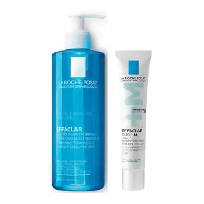 La Roche-Posay Effaclar cleanser set with blue pump bottle and tube from Beauty Care Bag on Tampa Home & Garden Store