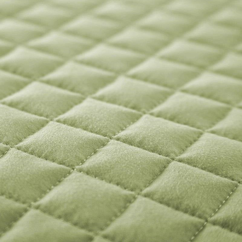 Twin/Twin XL Lightweight Sage Ultra Soft 2-Piece Microfiber Quilt Set - Tampa Home & Garden Store