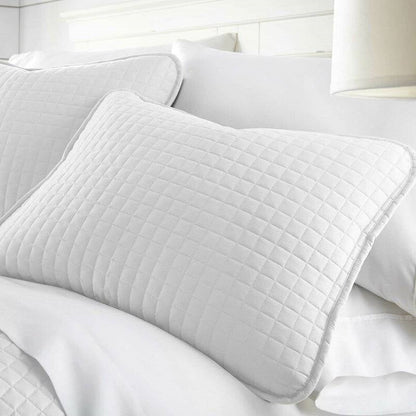 Twin/Twin XL Lightweight White Ultra Soft 2-Piece Microfiber Quilt Set - Tampa Home & Garden Store