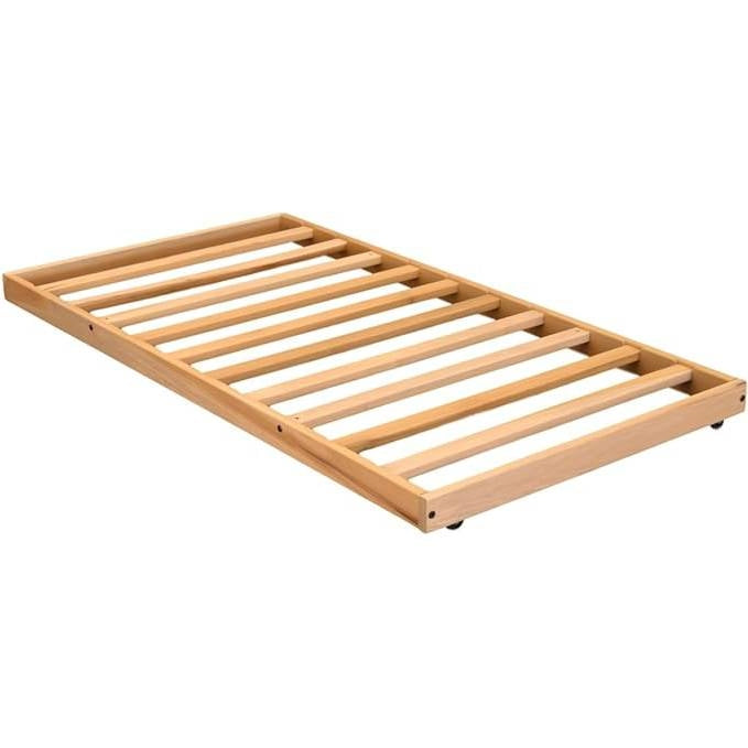 Twin size Solid Wood Roll-Out Trundle Bed Frame - Made in USA - Tampa Home & Garden Store
