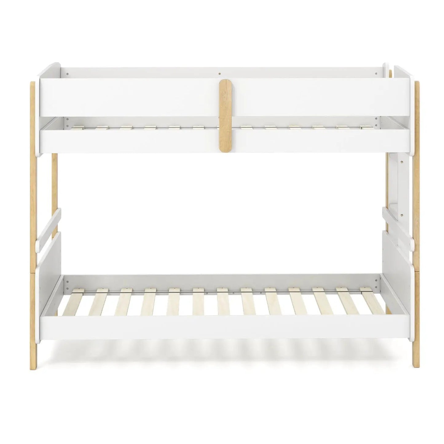 Twin Over Twin Bunk Bed With Convertible Design