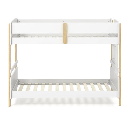 Twin Over Twin Bunk Bed With Convertible Design