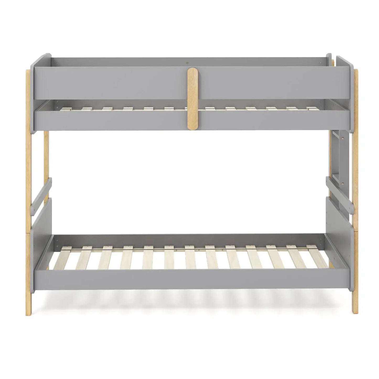 Twin Over Twin Bunk Bed With Convertible Design
