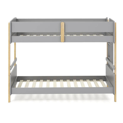Twin Over Twin Bunk Bed With Convertible Design