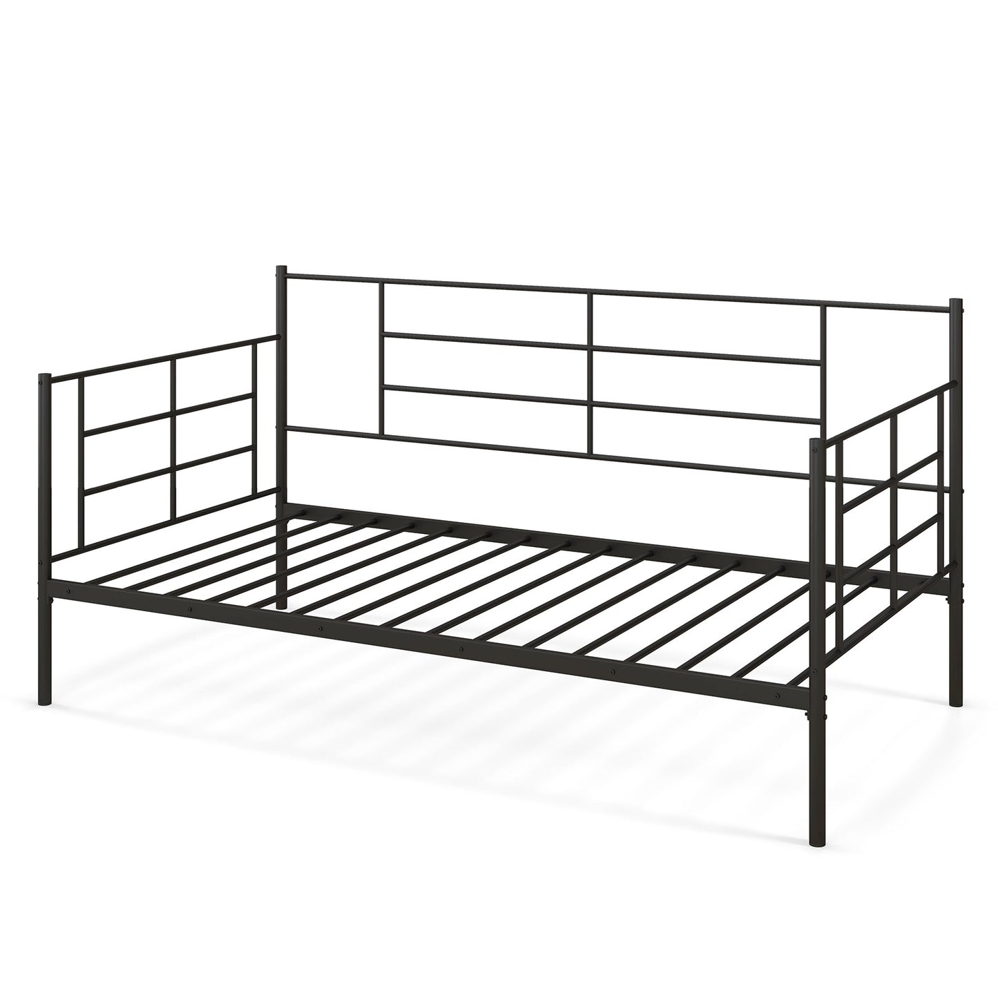 Cama Nido Individual de Metal con Brazos y Respaldo