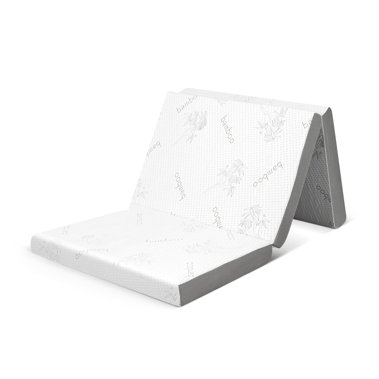 Colchón de espuma viscoelástica con gel frío, plegable en tres partes, de 4 pulgadas - Twin XL