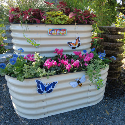 Two Tier Raised Garden Bed Metal Standard Size - Tampa Home & Garden Store