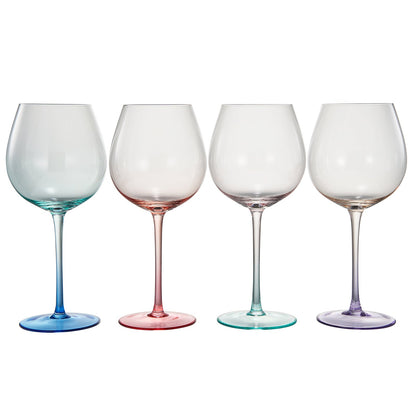 Alba Balloon Stemmed Wine Glasses Set of Four