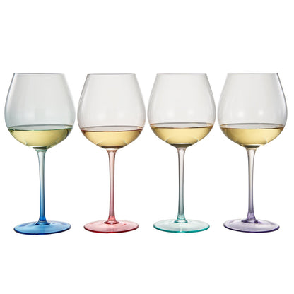 Alba Balloon Stemmed Wine Glasses Set of Four