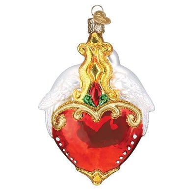 Two Turtle Doves Glass  Ornament - Tampa Home & Garden Store