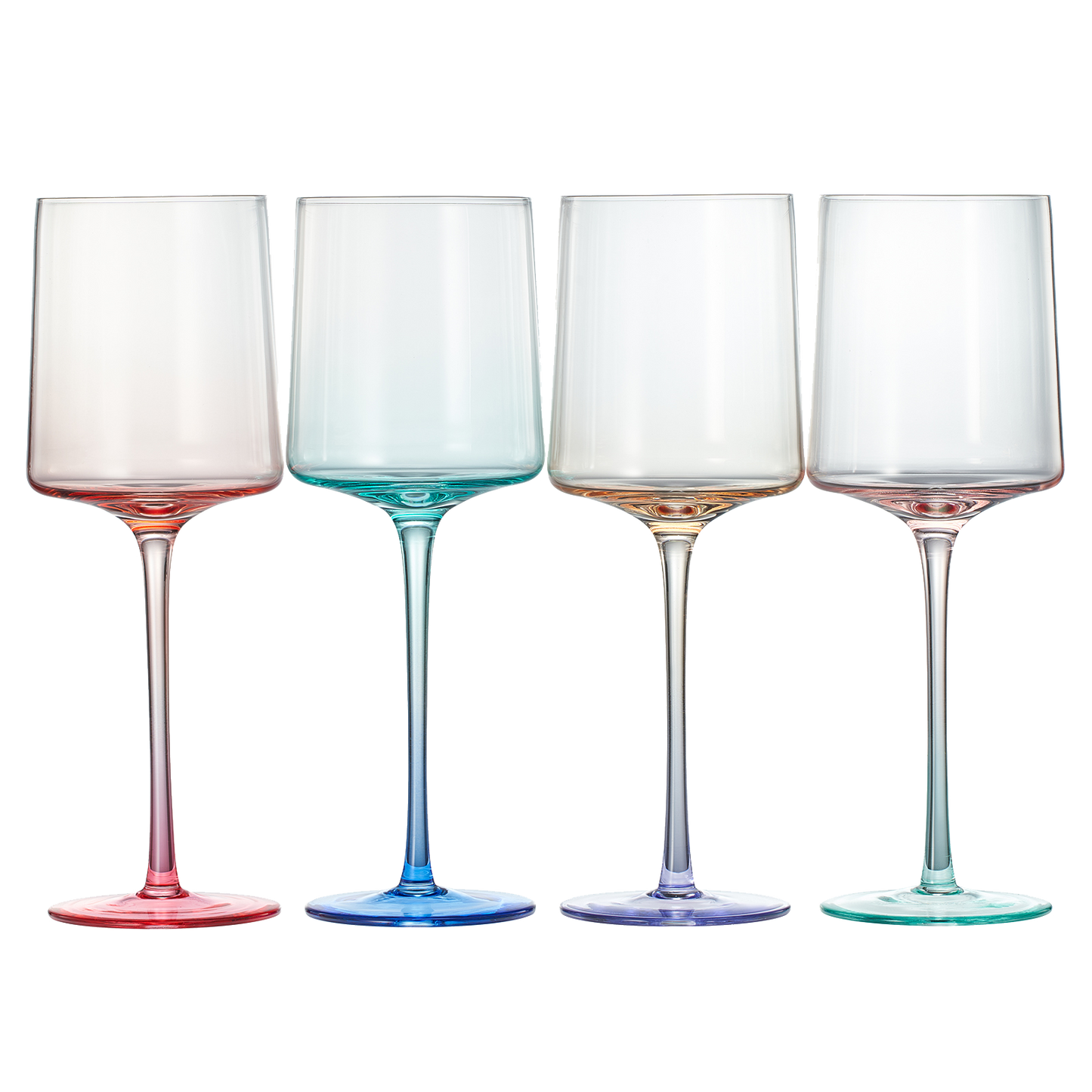 Alba Clear Stemmed Wine Glasses Set of Four
